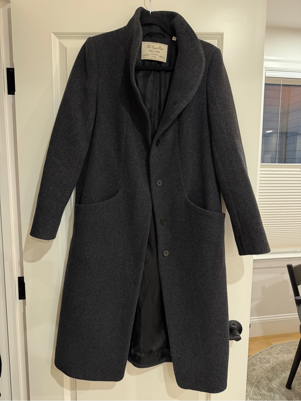 Aritzia Wilfred The Cocoon Long Coat - Wool Cashmere